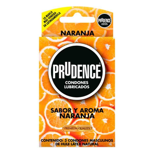 Condones Sabor y Aroma Naranja | Prudence - Lucky Mï